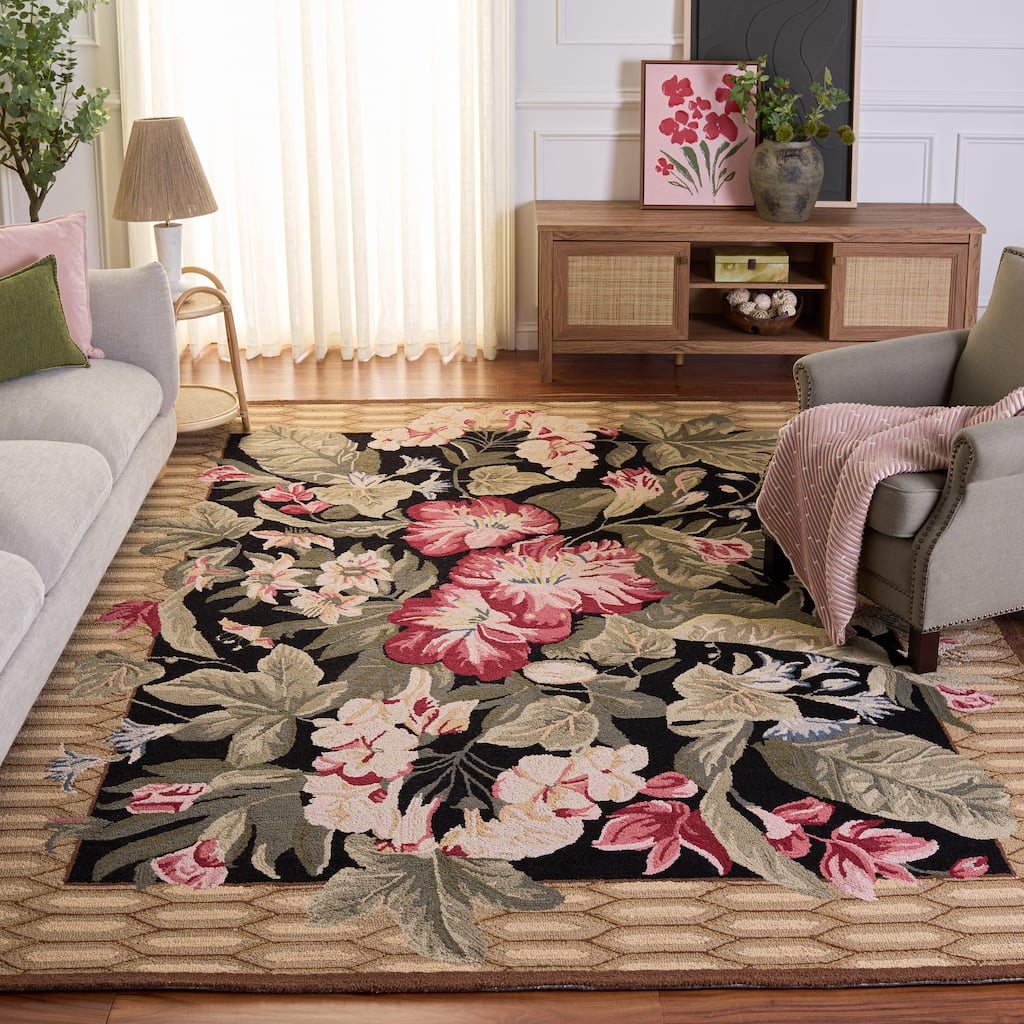 SAFAVIEH Handmade Chelsea Gottliebe French Country Wool Rug