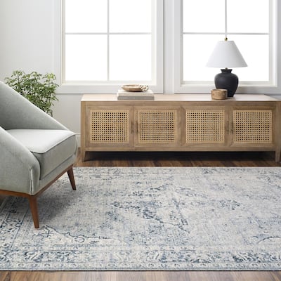 Dobbins Traditional Medallion Area Rug