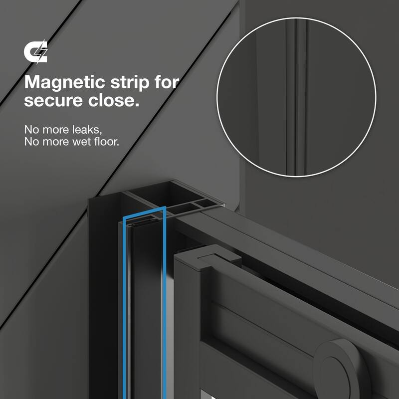 Zora Sliding Clear Alcove Shower Door