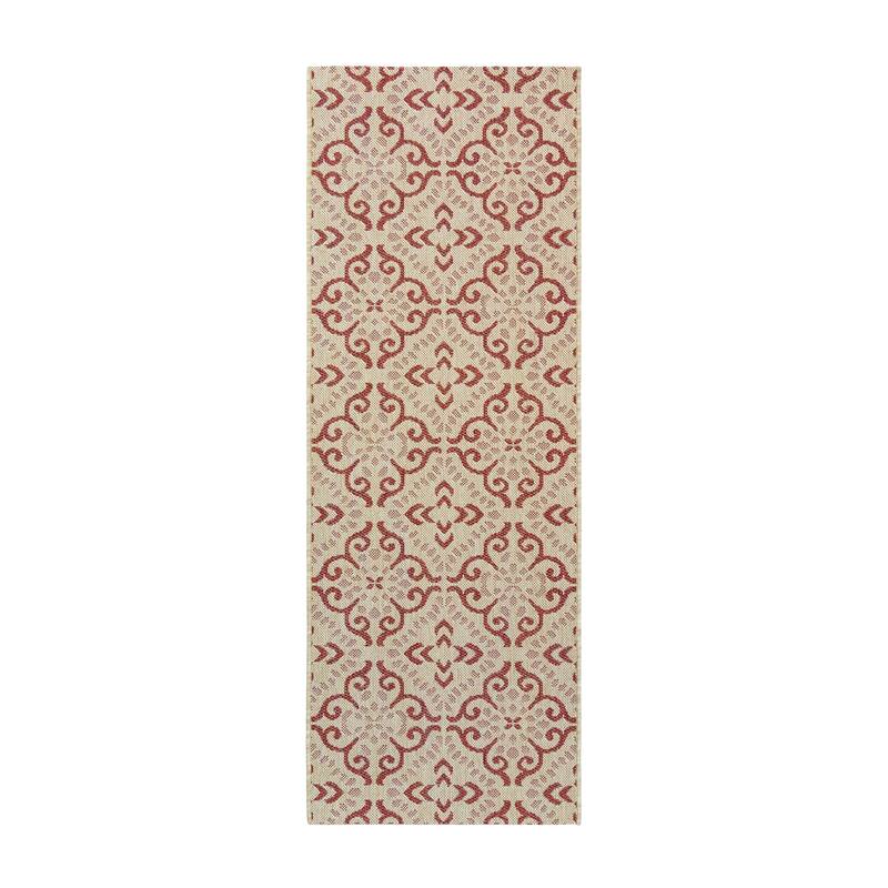 Gertmenian Solterra Bohemian Moroccan Global Weather Resistant Polypropylene Flatweave Indoor/ Outdoor Area Rug Collection