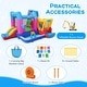 preview thumbnail 13 of 11, Costway Inflatable Bounce House with Slides Jumping Area Ball Pit