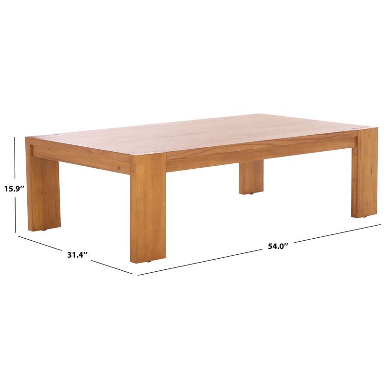SAFAVIEH Couture Nikole Rectangle Coffee Table - 54"W x 31"D x 16"H