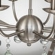 preview thumbnail 8 of 11, Farmhouse Antique Bronze 8-Light 30-Inch Globe Chandelier with Crystal