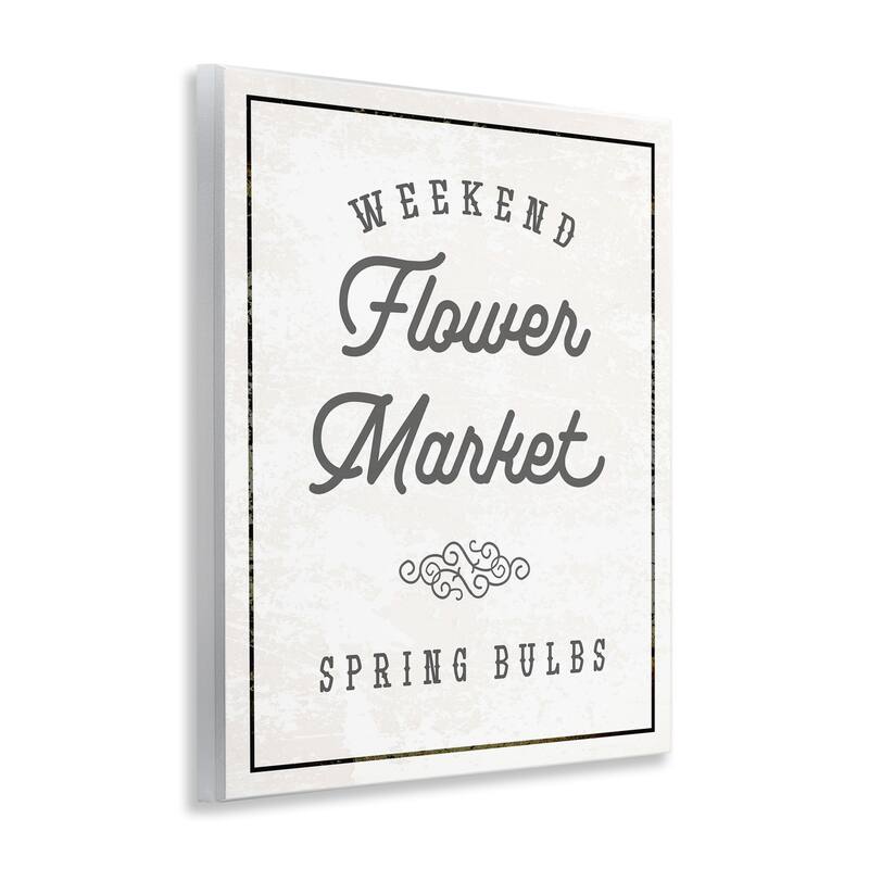 Stupell Flower Market Spring Bulbs Wall Plaque Art Design By Lil' Rue