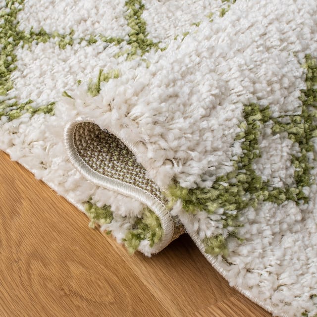 SAFAVIEH Arizona Shag Lotta Moroccan 1.2-inch Thick Rug