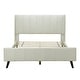 preview thumbnail 9 of 72, Twin/Full/Queen Size Velvet Upholstered Platform Bed Frame with Headboard and Wooden Slats Support, No Box Spring Needed