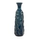 preview thumbnail 7 of 8, Blue Modern Contemporary Elegant Smooth Glazed Stoneware Vase