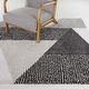 preview thumbnail 7 of 28, Merril Mid-century Modern Color Block Shag Area Rug