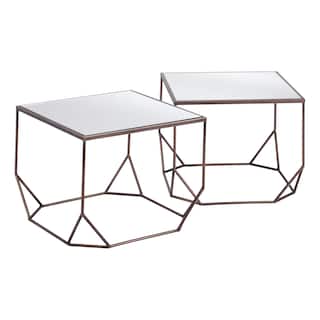 Arzon Coffee Table Set Bronze
