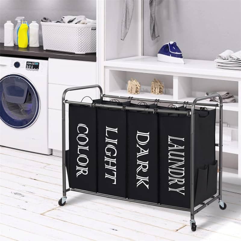 Laundry Sorter 4 Section