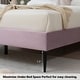 preview thumbnail 20 of 36, Upholstered Bed with Unique Seashell Headboard