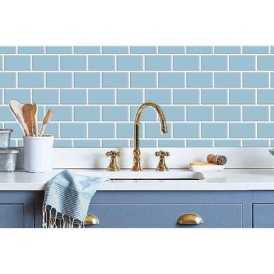 Peel and Stick Backsplash Tiles ( Thicker Design,10 sheets)