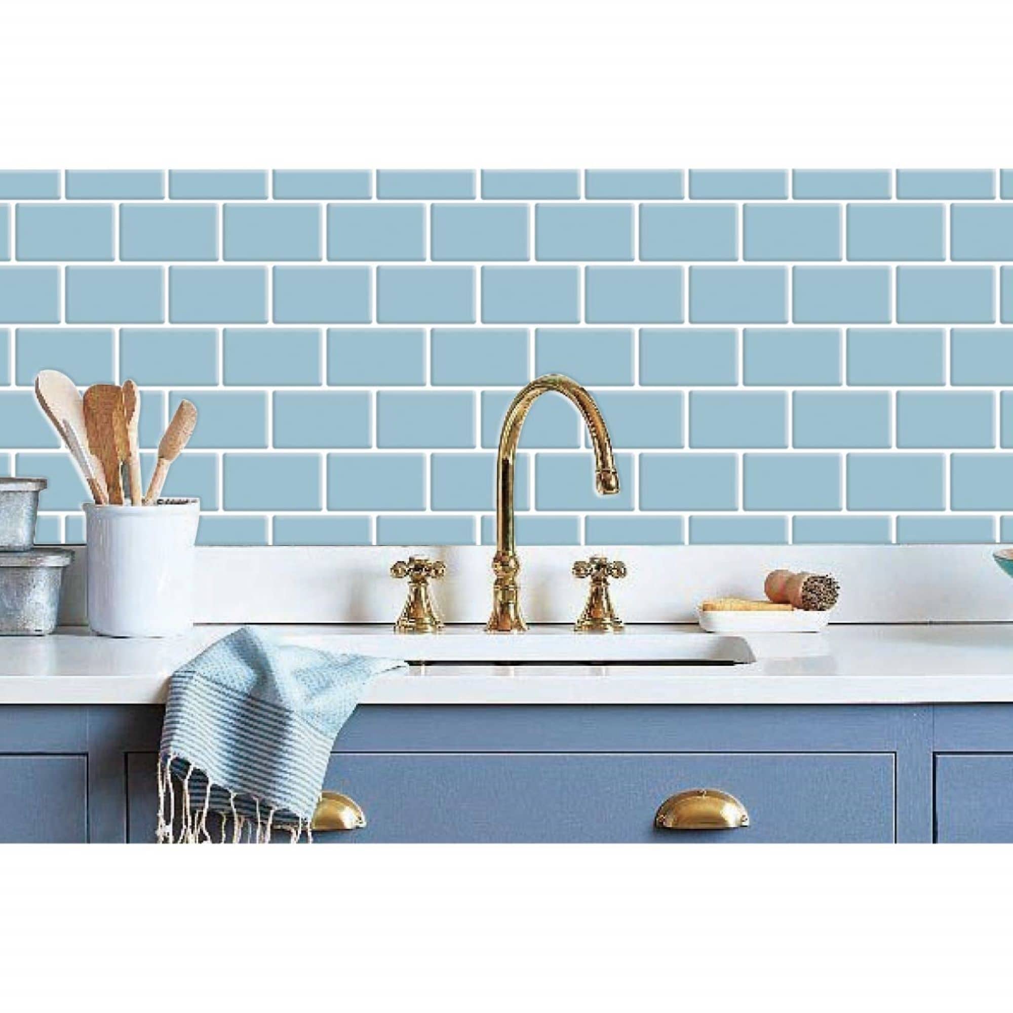 Peel and Stick Backsplash Tiles Thicker Design 10 sheets On