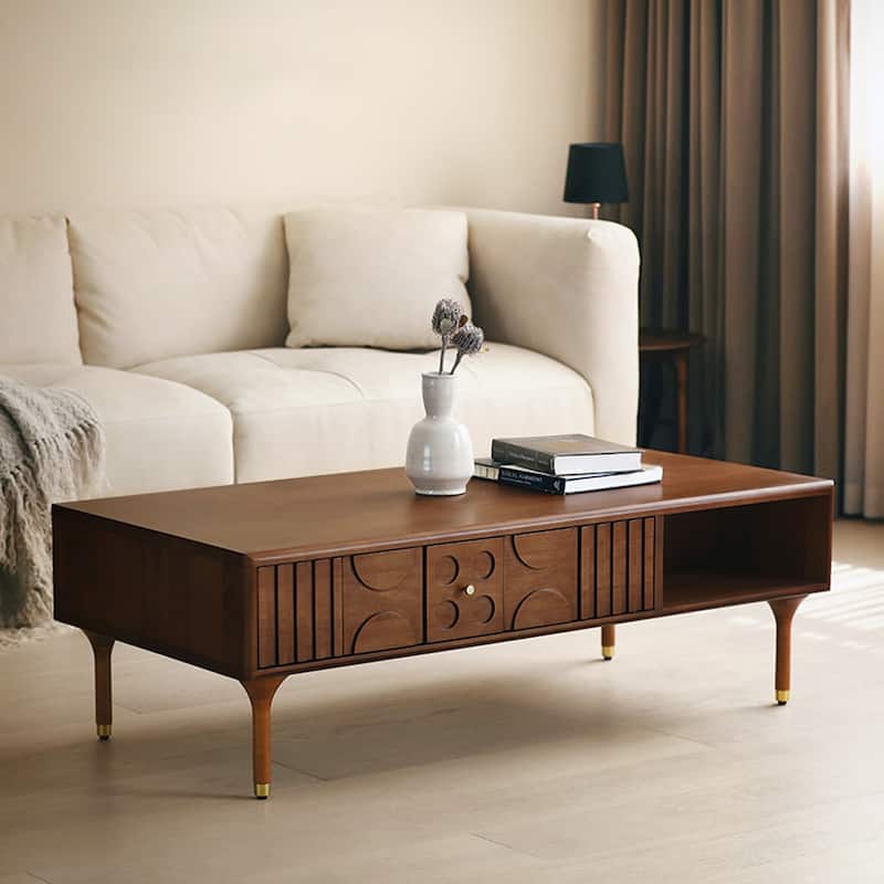 Mid-Century Modern Coffee Table - Brown