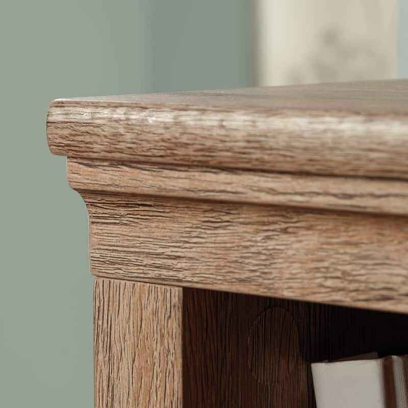 Wood Hutch with Adjustable Shelves, Brown - 54.02" W x 11.65" D x 25.79" H