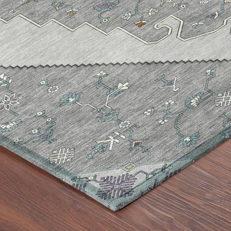 Machine Washable Indoor/ Outdoor Global Marrakesh Chantille Rug