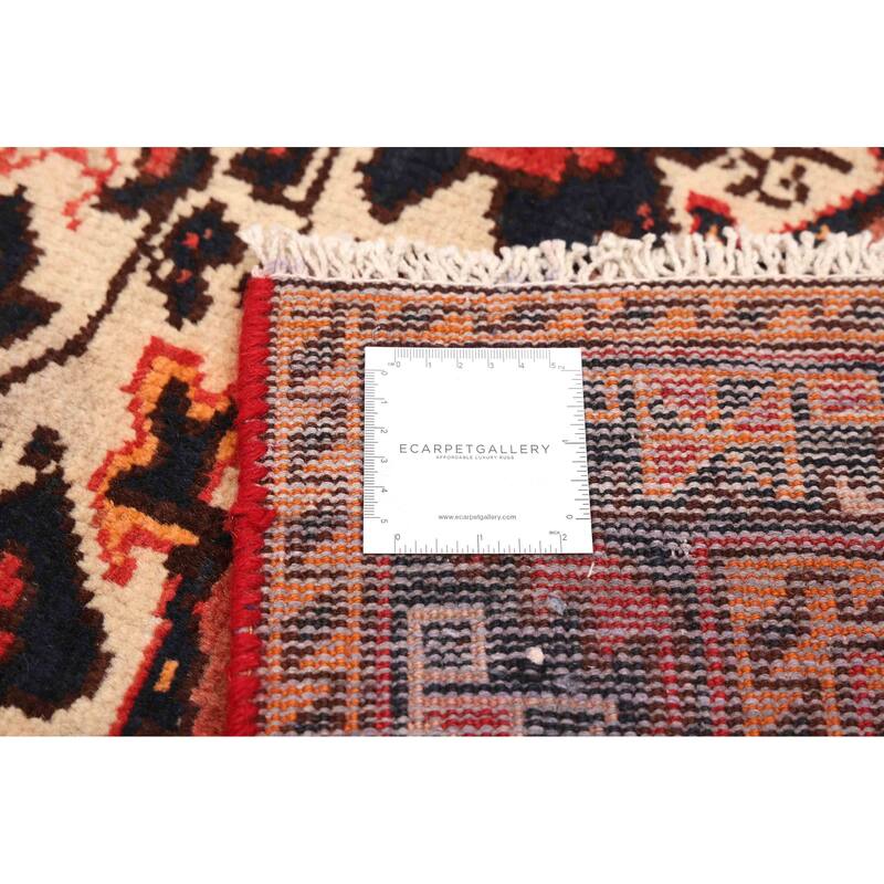 ECARPETGALLERY Hand-knotted Melis Vintage Dark Copper Wool Rug - 4'4 x 6'7