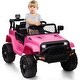 preview thumbnail 8 of 26, Electric Car for Kids with Remote Control Pink