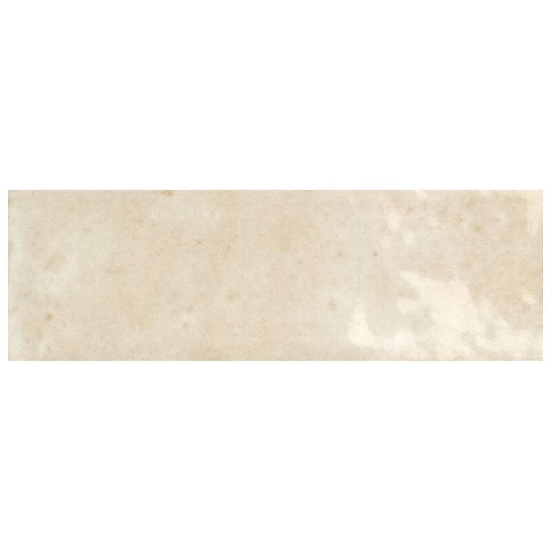 Merola Tile Coco Glossy Canvas Beige 2" x 5-7/8" Porcelain Wall Tile