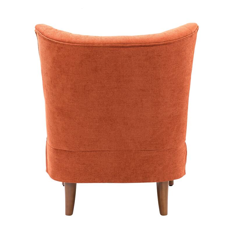 Alpheus Accent Armchair with Tufted Back Set of 2 by HULALA HOME