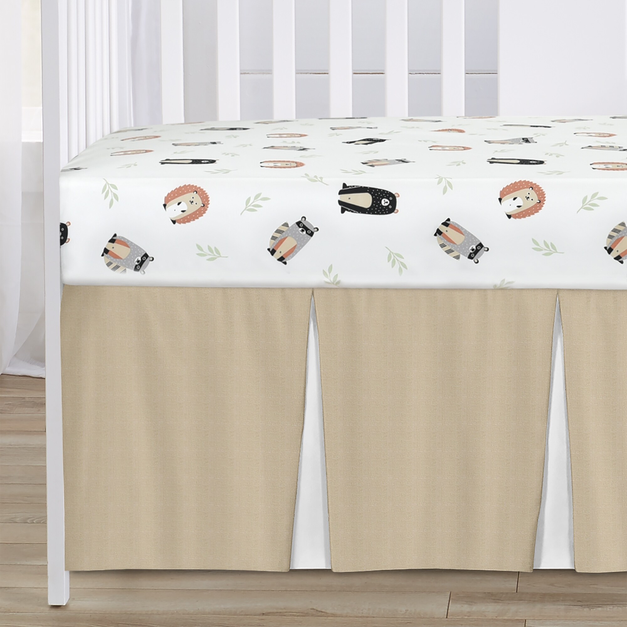Sweet Jojo Designs The Woodland Pals 4 Piece Crib Bedding Set
