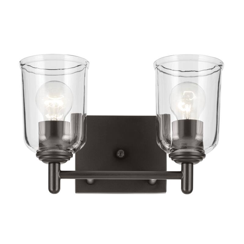 Kichler Lighting Shailene Bathroom Vanity Light with Clear Glass