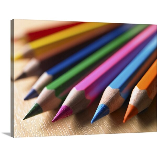 "Colored pencils" Canvas Wall Art