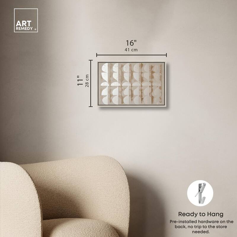 Columnar Shapes I Canvas by Art Remedy