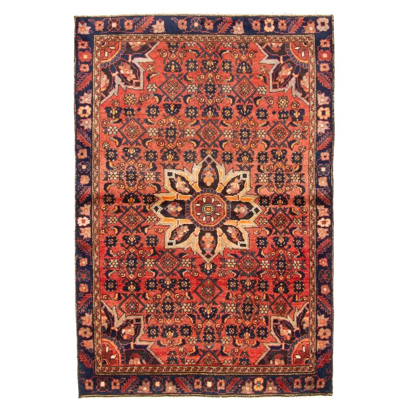 ECARPETGALLERY Hand-knotted Anadol Red Wool Rug - 4'0 x 6'0