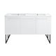 preview thumbnail 7 of 45, Swiss Madison Annecy 60" Double, Two Doors, One Drawer, Bathroom Vanity