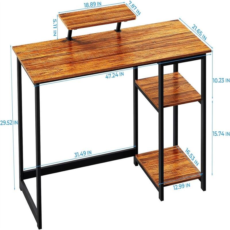 Computer Home Office Desk with Monitor Stand