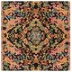 preview thumbnail 10 of 17, SAFAVIEH Handmade Aspen Polixenia BOHO Wool Rug 5' Square - Black/Rust