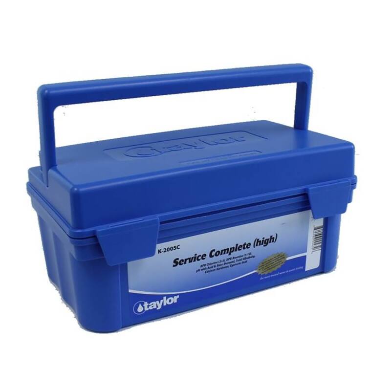 Taylor Deluxe Complete High Swimming Pool Spa Multiple Test Kit w/ Case (2 Pack) - 60 ml (2 ounce)