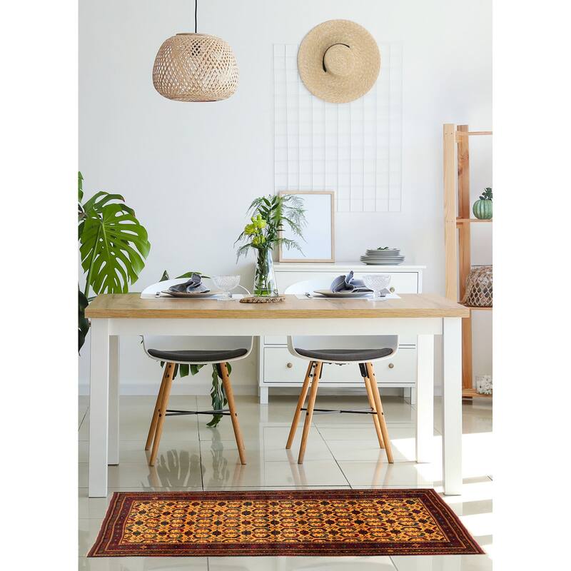 ECARPETGALLERY Hand-knotted Teimani Beige Wool Rug - 3'6 x 6'5