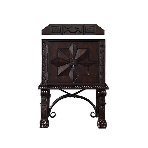 slide 2 of 33, James Martin Vanities Balmoral 26" Single Vanity, Antique Walnut Antique Walnut Cabinet Base Only - No Top