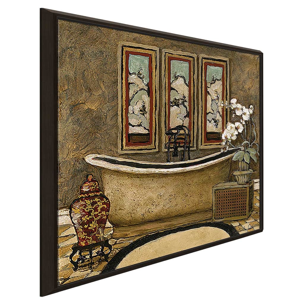 "Asian Warmth II" Print on Floating Canvas