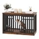 preview thumbnail 37 of 38, Moasis Extra Large Dog Crate Furniture with Sliding Doors