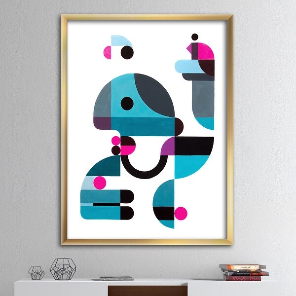 Designart 'Birdkeeper' Mid-Century Modern Premium Framed Art Print. Opens flyout.