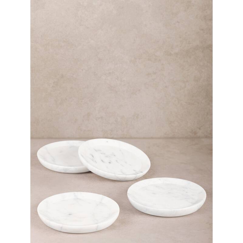 Paloma Marble Coasters - Set of 4