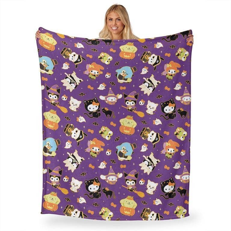 Sanrio Hello Kitty Halloween Silk Touch Throw Blanket