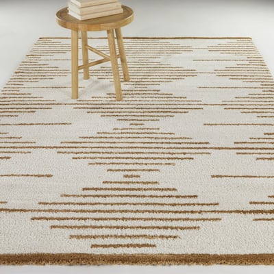 Keri Transitional Trellis Area Rug