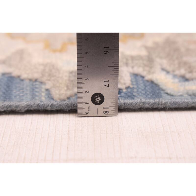 ECARPETGALLERY Hand-knotted Finest Oushak Navy Wool Rug - 8'0 x 10'1