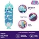 preview thumbnail 3 of 4, Happy Nappers: Pillow & Sleepy Sack: Medium - Dolphin Disco - 54 x 20",3+