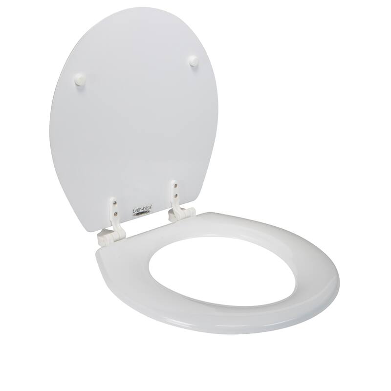 Bath Bliss Beveled Standard Round Toilet Seat