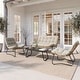 preview thumbnail 35 of 71, Double Papasan Chair Loveseat with Cushion, All-weather PE Rattan 2-Person Wicker Patio Chair for Indoor Outdoor