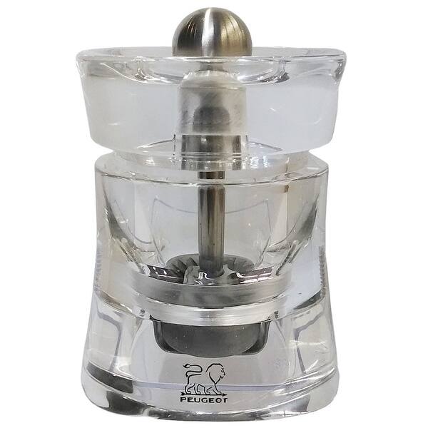 Peugeot Baltic 3 Inch Pepper Mill, Acrylic - Clear