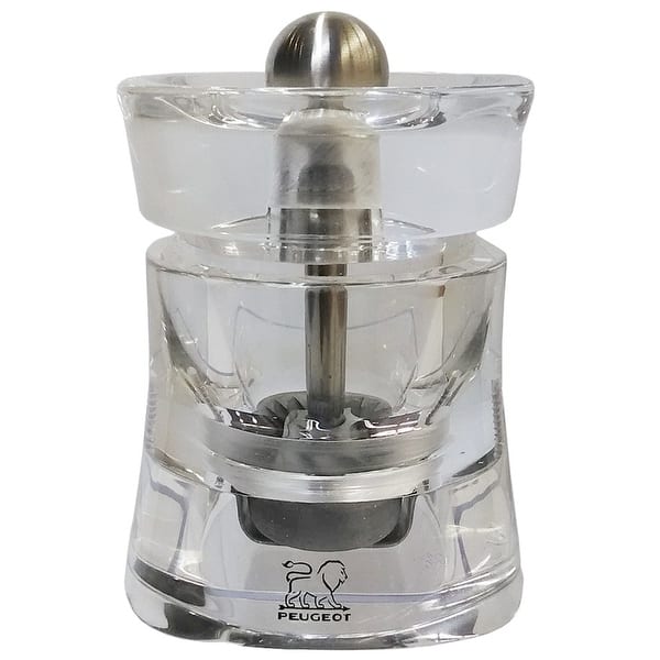 Peugeot Baltic 3 Inch Pepper Mill, Acrylic - Clear