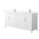 Option White / White Quartz Top / Brushed Nickel Hardware