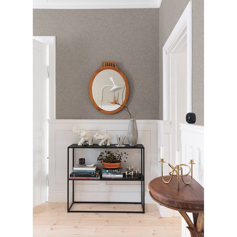 A-Street Prints Kristina Grey Botanical Wallpaper