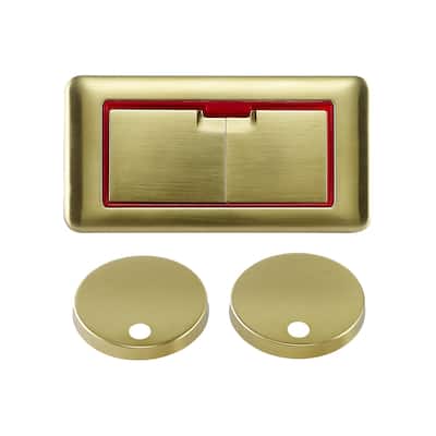 Toilet Hardware Brushed Gold